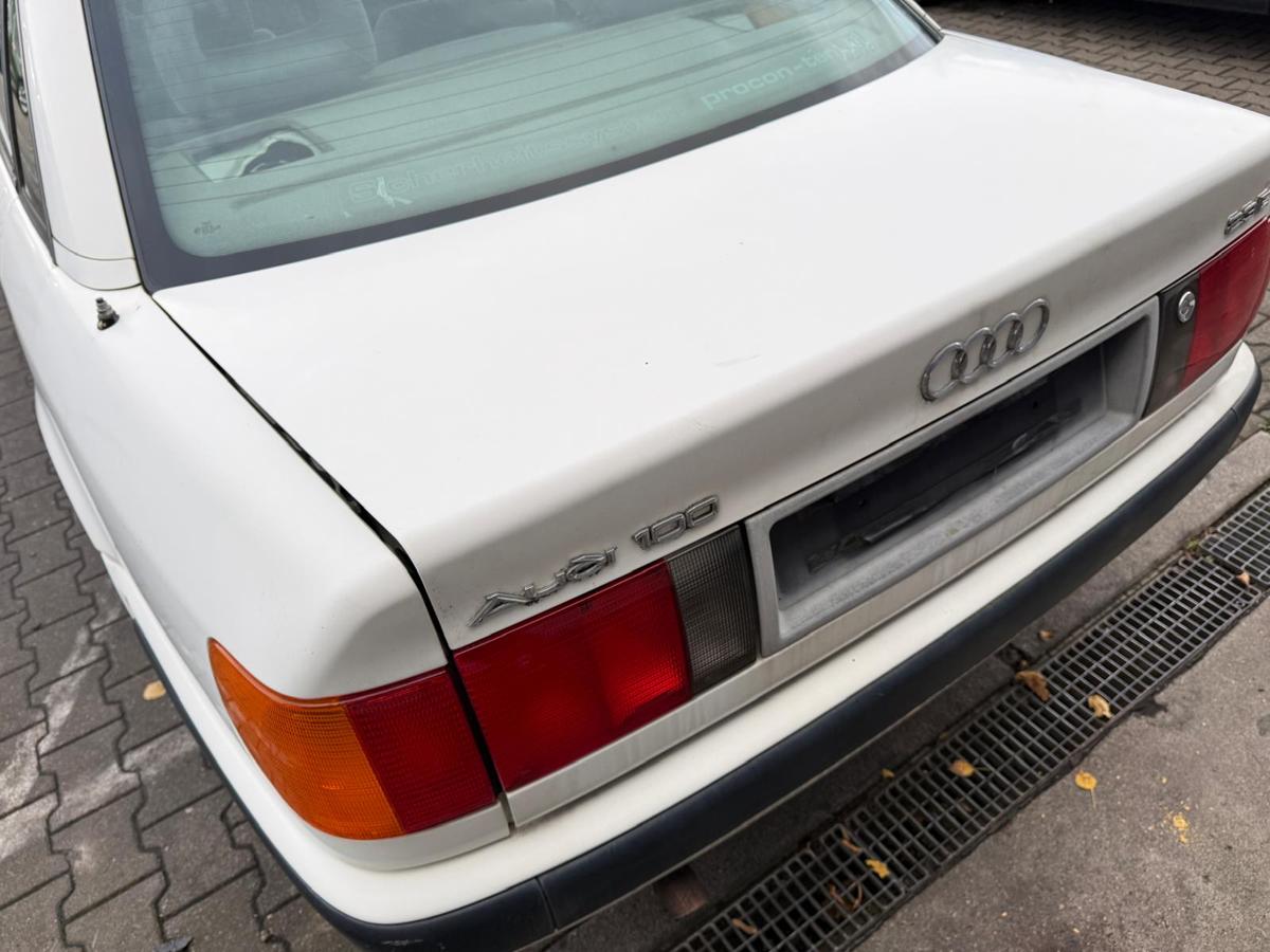 Audi 100 C4 BJ91 original Heckdeckel Heckklappe L90E Alpinweiss Limo Rohbau